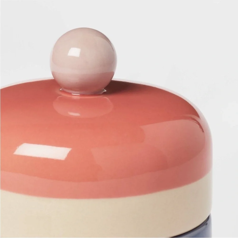 JUNGALOW x OPALHOUSE NWT stoneware bath canister